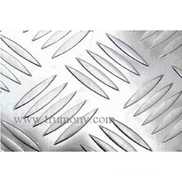 Five Bars Pattern Checkered Aluminum Plate